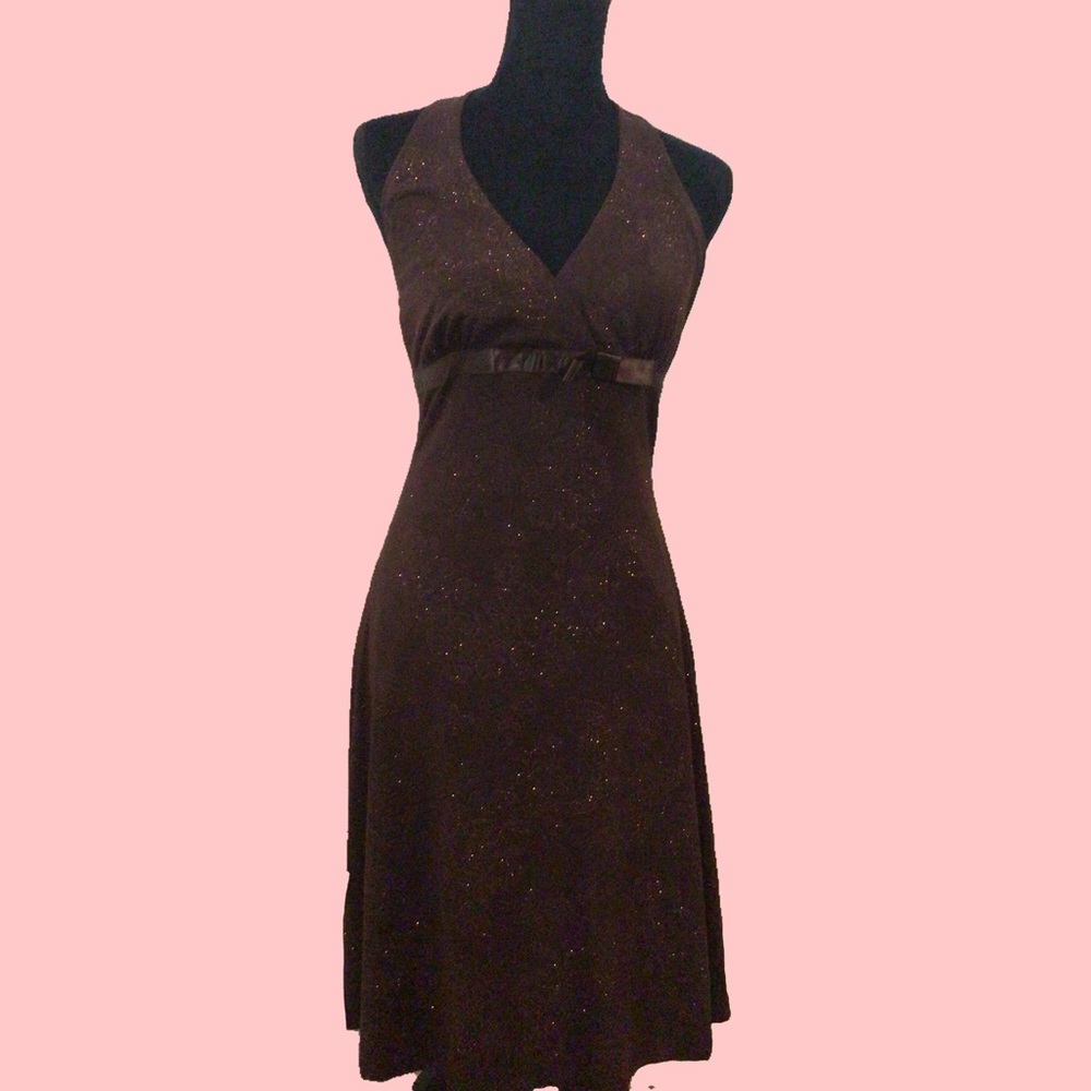 2000s Backless Halter Dress